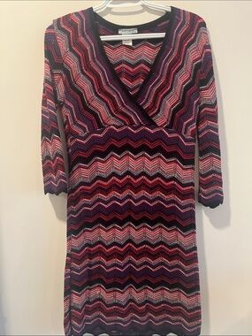 Knitted  mesh for women, long sleeve, casual style, striped